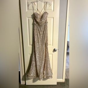 Camille La Vie Houston Galleria. Formal gown.